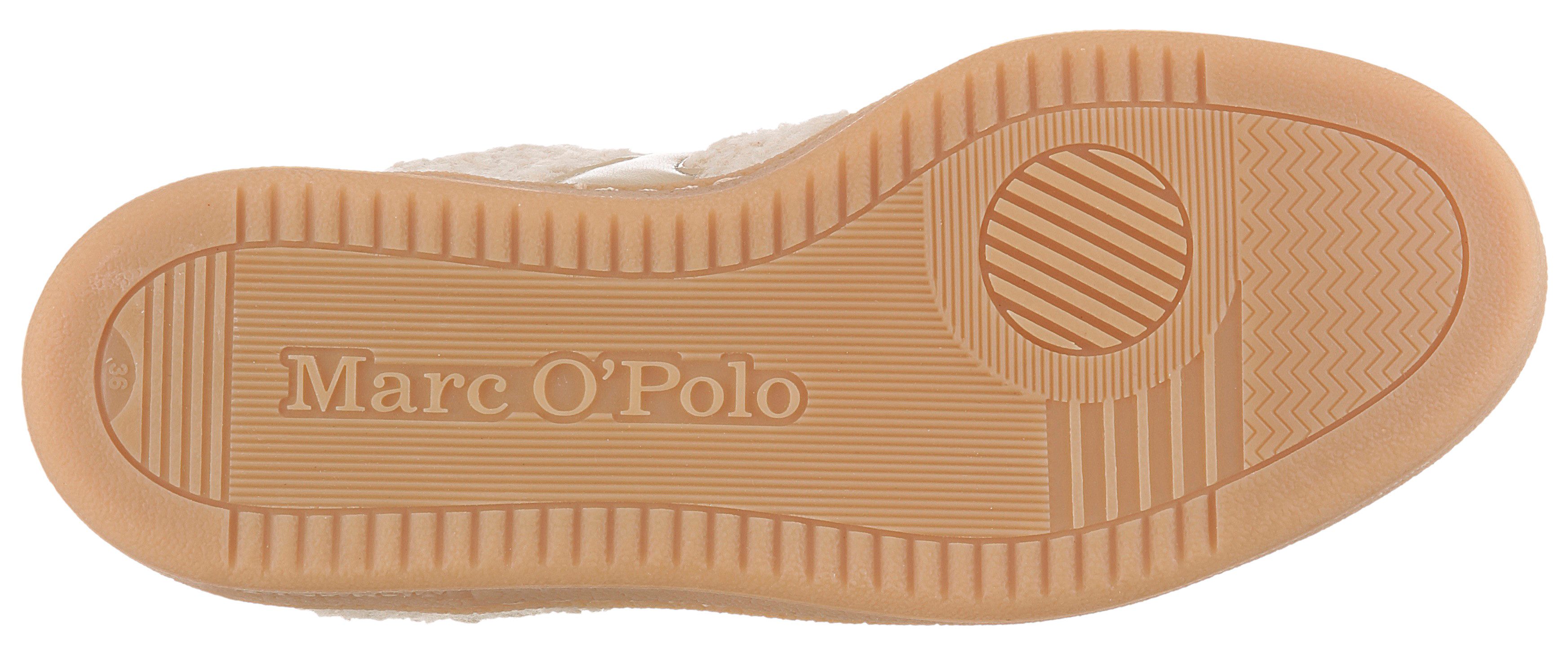 Marc O'Polo Court Sneaker Retro-Sneaker, Schnürschuh, Halbschuh mit Memory Foam Ausstattung
