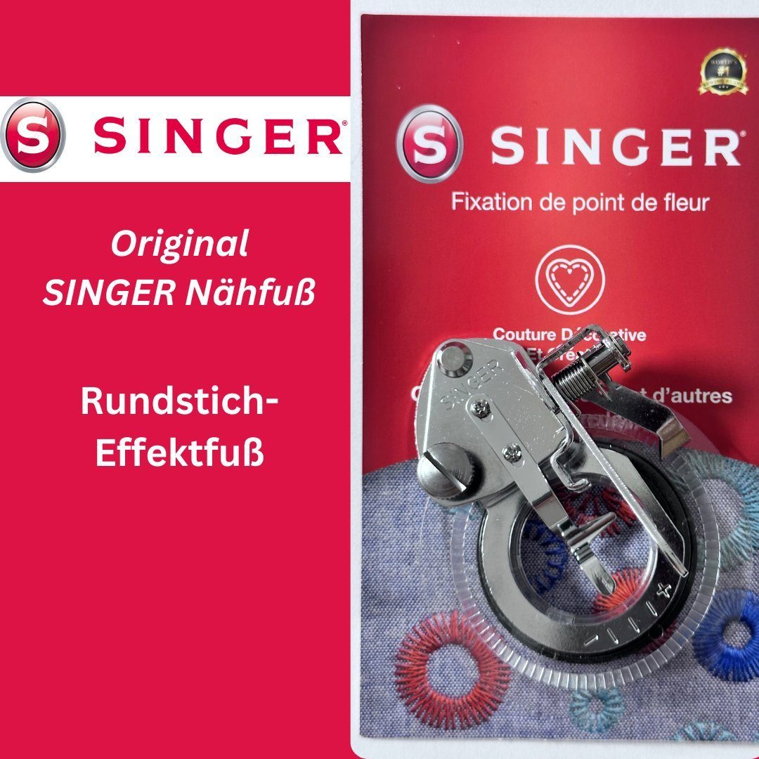 [Jetzt im Sonderangebot] Singer Nähmaschine Original SINGER Rundstich-Effektfuß