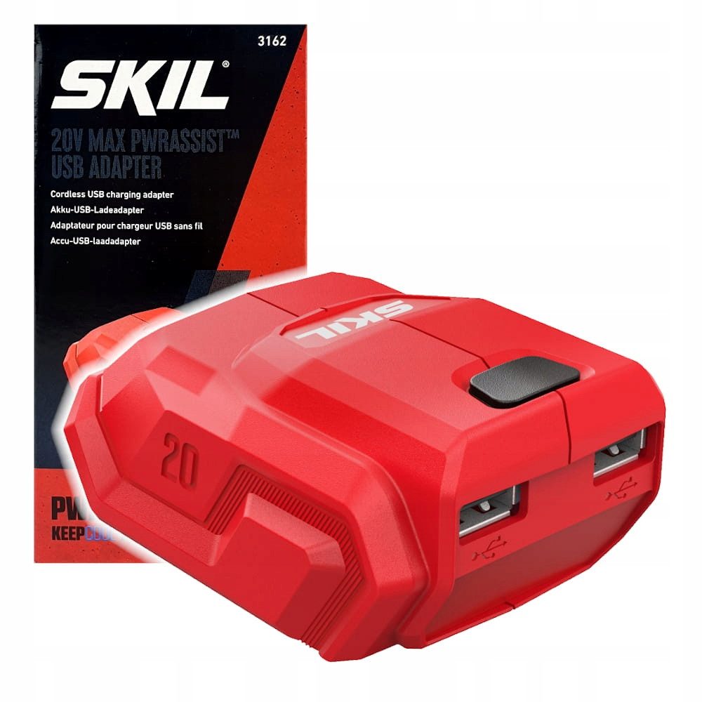 SKIL Skil 20V 3162 CA USB-Ladegerät/Adapter (ohne Akku) Schnelllade-Gerät