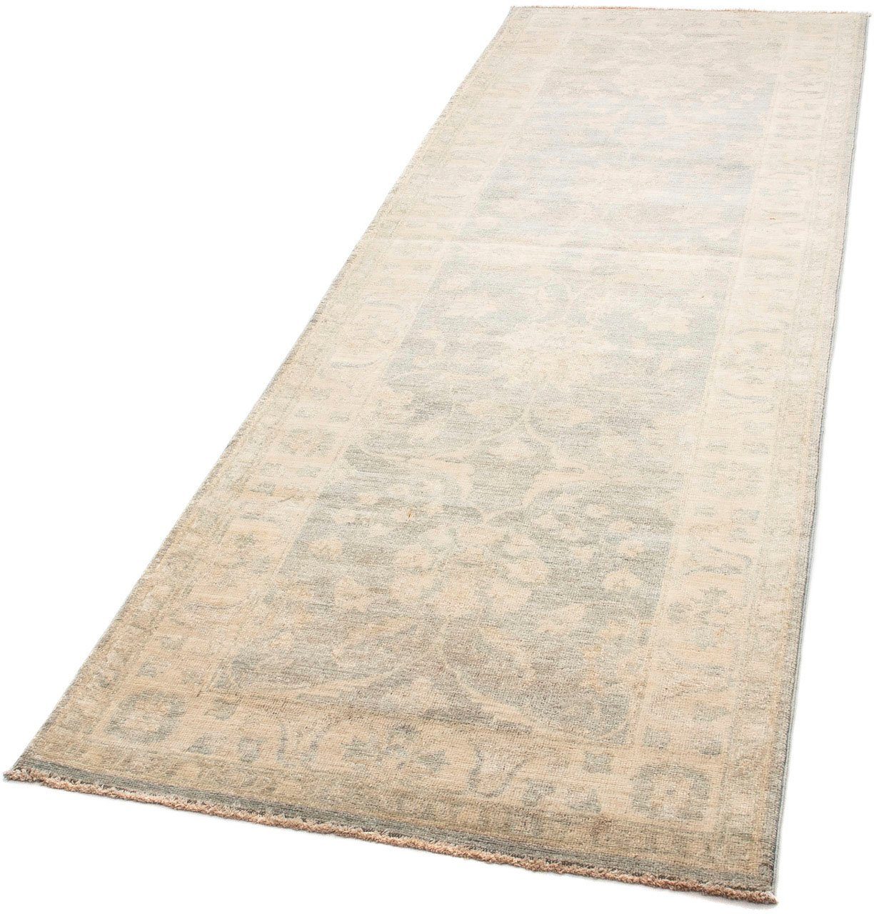 Orientteppich Ziegler - 250 x 80 cm - beige, morgenland, rechteckig, Höhe: 6 mm, Wohnzimmer, Handgeknüpft, Einzelstück mit Zertifikat | Kurzflor-Teppiche