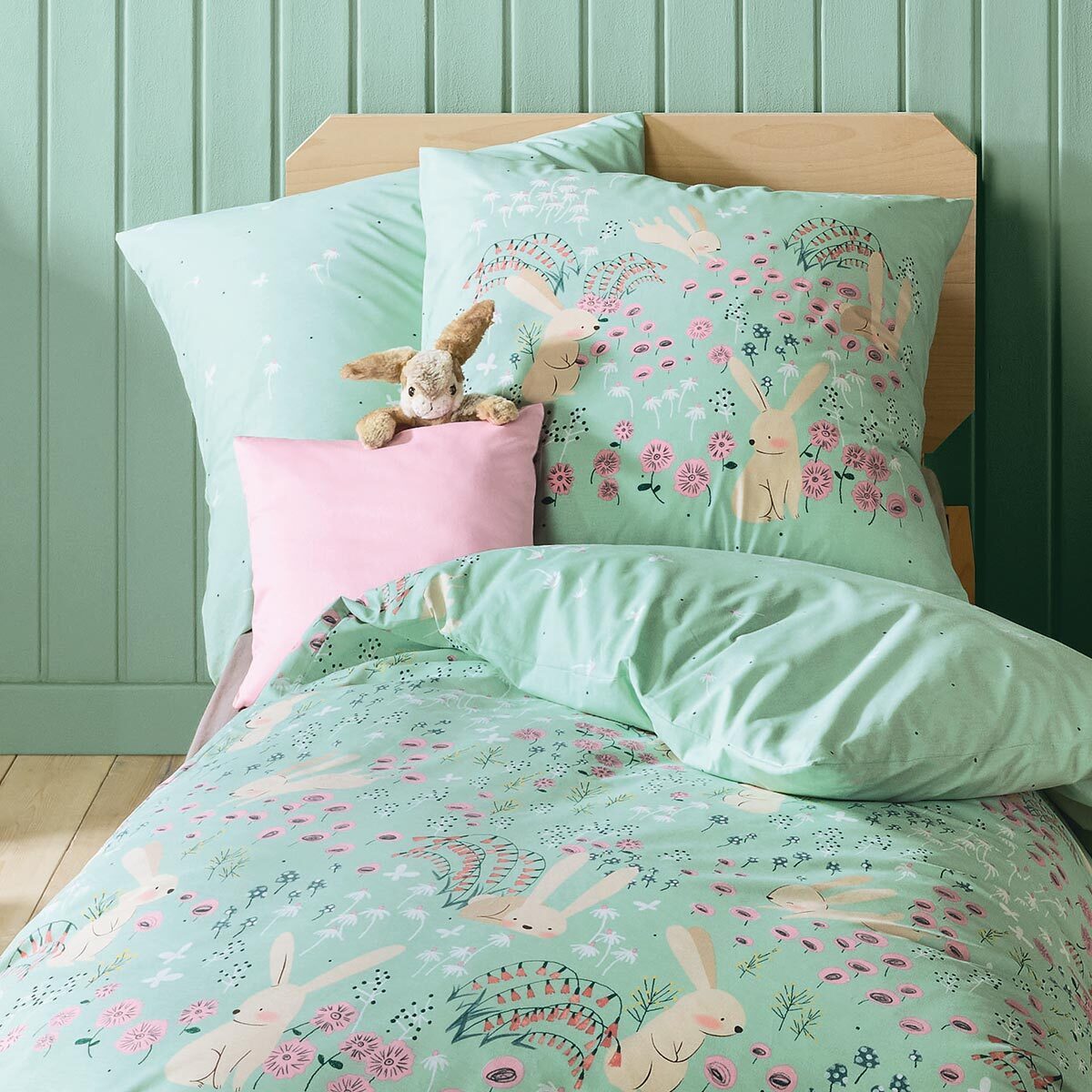 Kaeppel Bettwäsche Bunnys, Biber, 2 teilig, günstig online kaufen