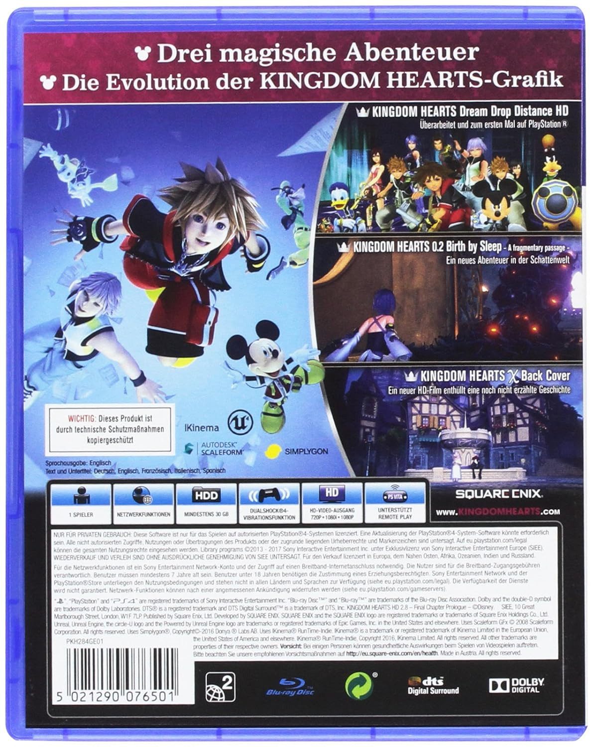 Kingdom Hearts HD 2.8 Final Chapter Prologue - PS4 Playstation 4