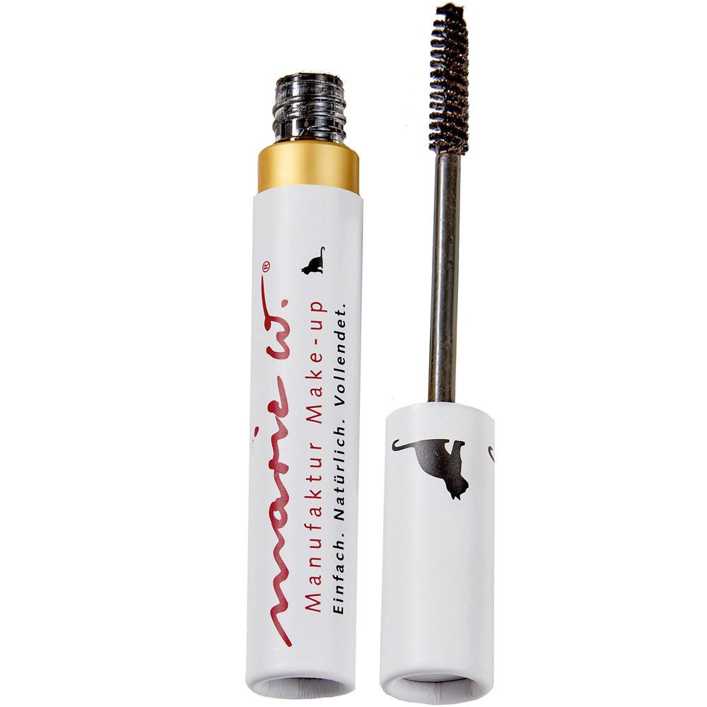 Marie W Wimpernfarbe Wimperntusche Rabenschwarz dicht lang, Schwarz, 9 ml