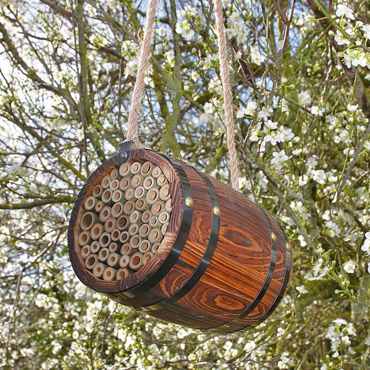 Insektenhotel Wildlife World Bienenfass für Einzelbienen