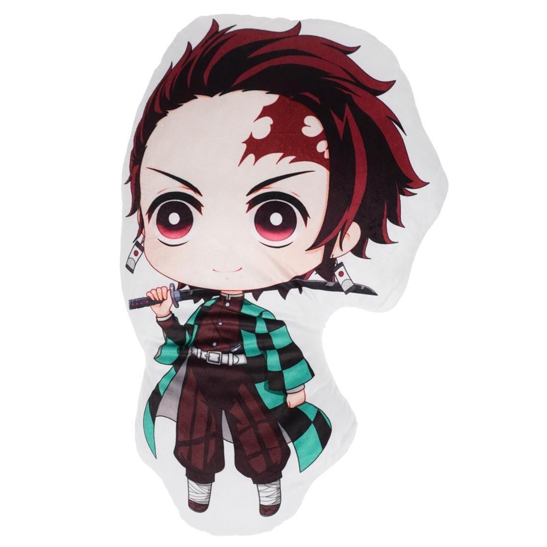 Kissen Dekokissen Chibi Yaiba Kuschelkissen Chibi I Tanjiro von Kamado no Kimetsu GalaxyCat Kuschel Nezuko,