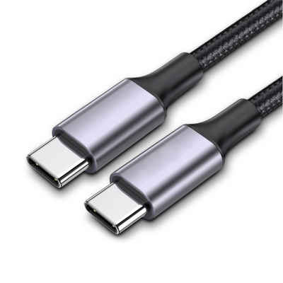 TradeNation Daten- und Schnellladekabel USB-C/USB-C USB-Kabel, USB-C, USB-C (100 cm), 5A, 60W