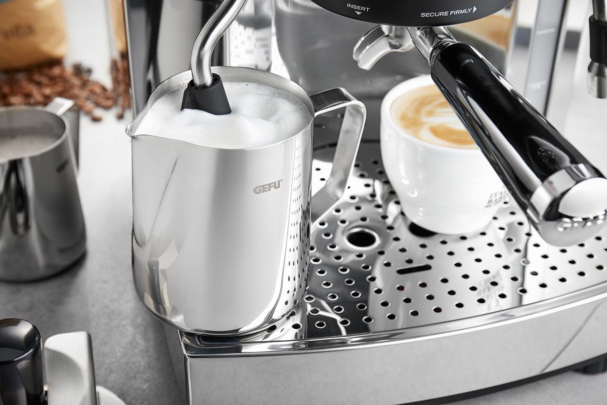 GEFU Milchkännchen Milchkännchen Edelstahl BARISTA 350Ml Milchkanne E – Bild 2 von 3