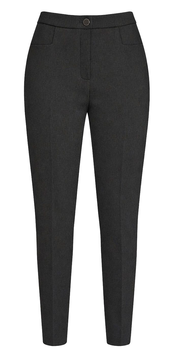 Bas Bleu Anzughose in schmaler Form mit Knopfdetail