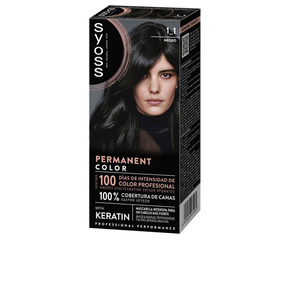 Syoss Haarpflege-Set PERMANENTE FARBE #1 .1-Negro 1 u