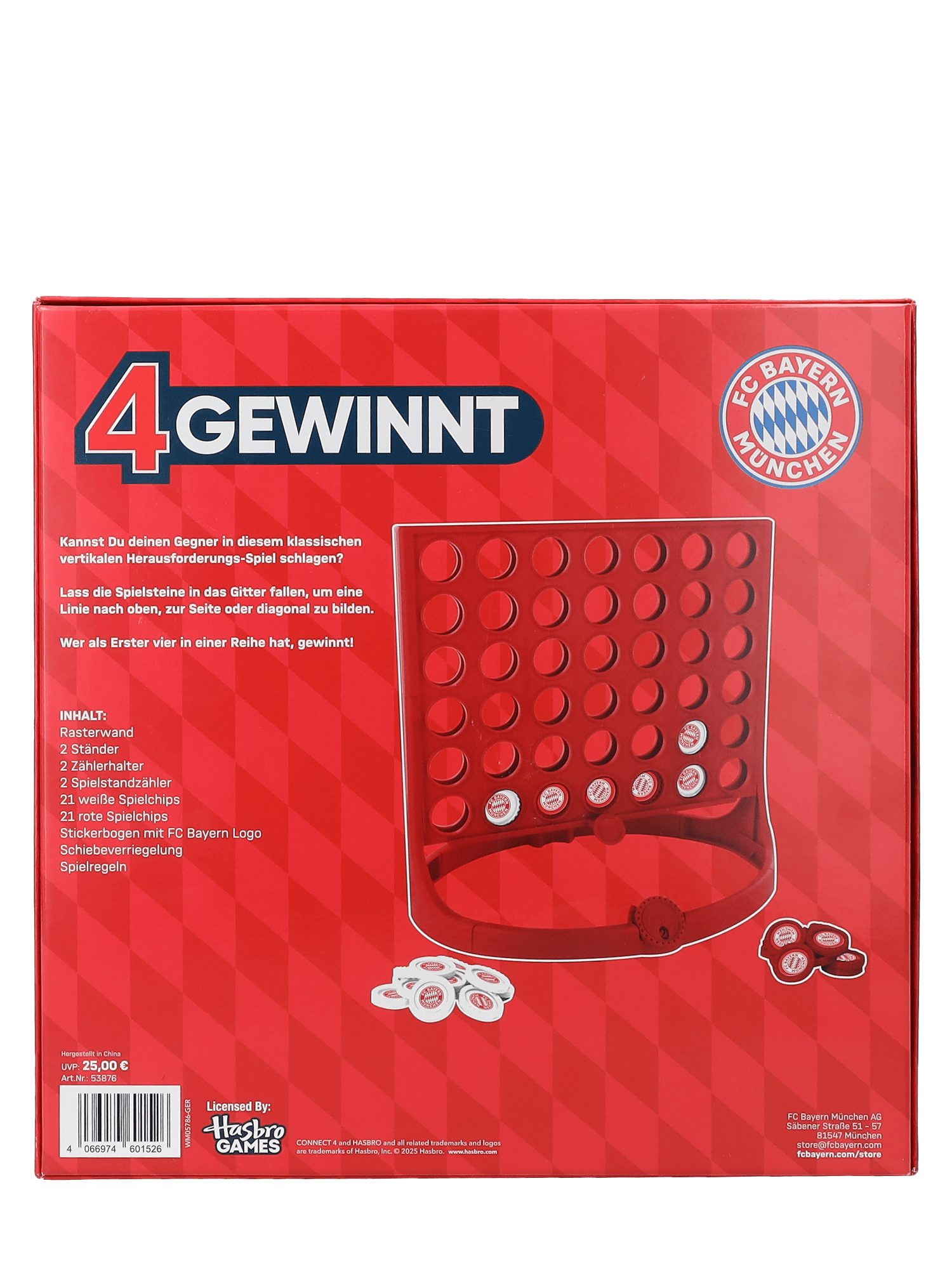 FC Bayern München Spielzeug-Bus FC Bayern München I 4 Gewinnt I Rot günstig online kaufen