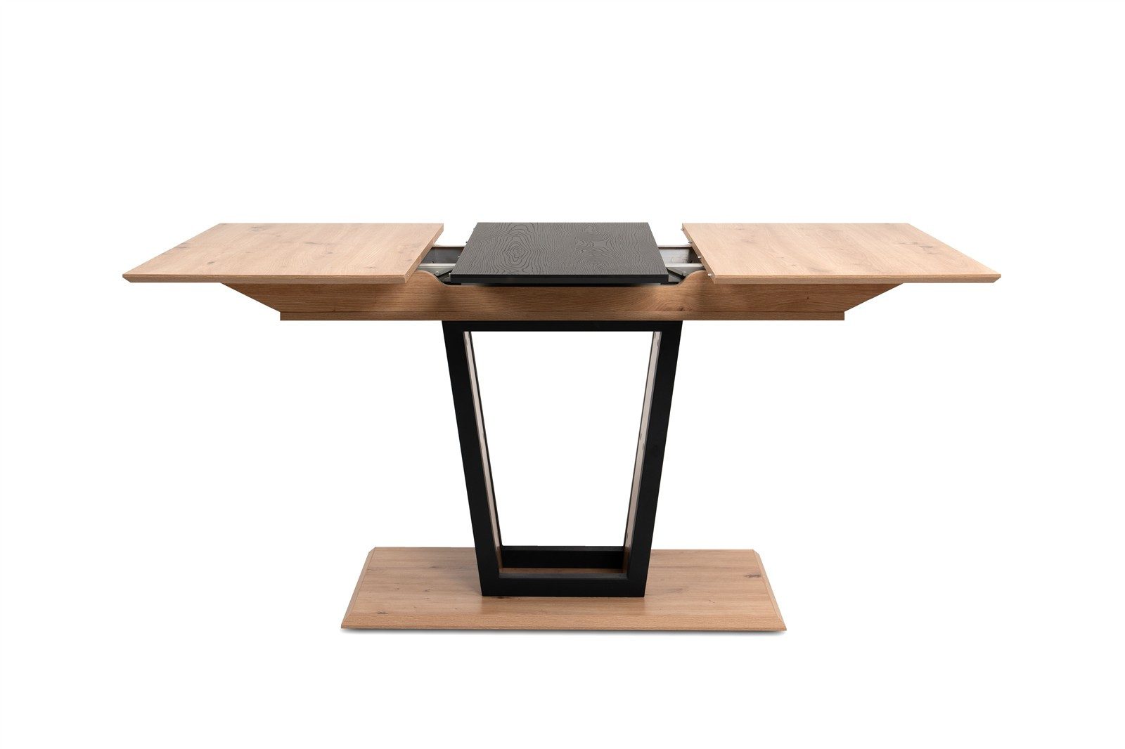 möbelvita Esstisch Auszugstisch Liora 80A Dekor Artisan Oak / schwarz