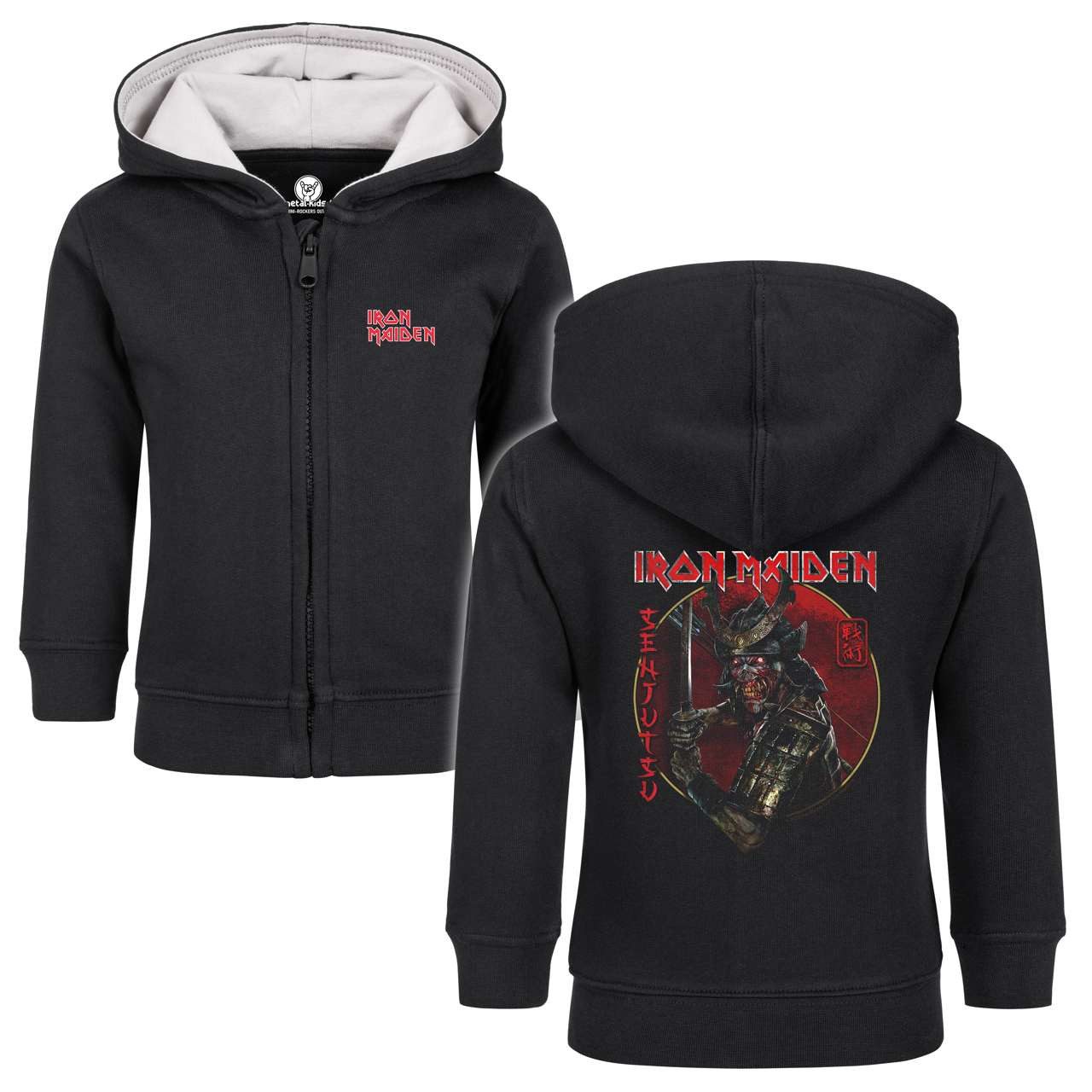 Metal Kids Kapuzensweatjacke mit Iron Maiden (Senjutsu) Aufdruck für Babys (0–24 M)