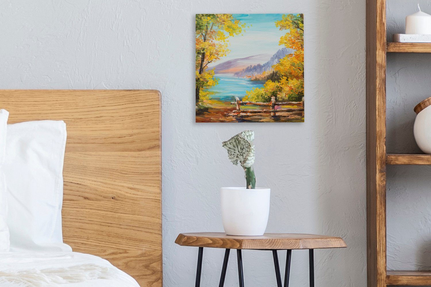 St), - Natur, für OneMillionCanvasses® Leinwand Ölgemälde Gemälde - Pflanzen (1 - Wohnzimmer Bilder Schlafzimmer Malerei