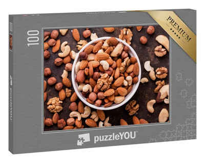 puzzleYOU Puzzle »Gesunder Snack: Köstliche Nussmischung«, 100 Puzzleteile, puzzleYOU-Kollektionen Nüsse