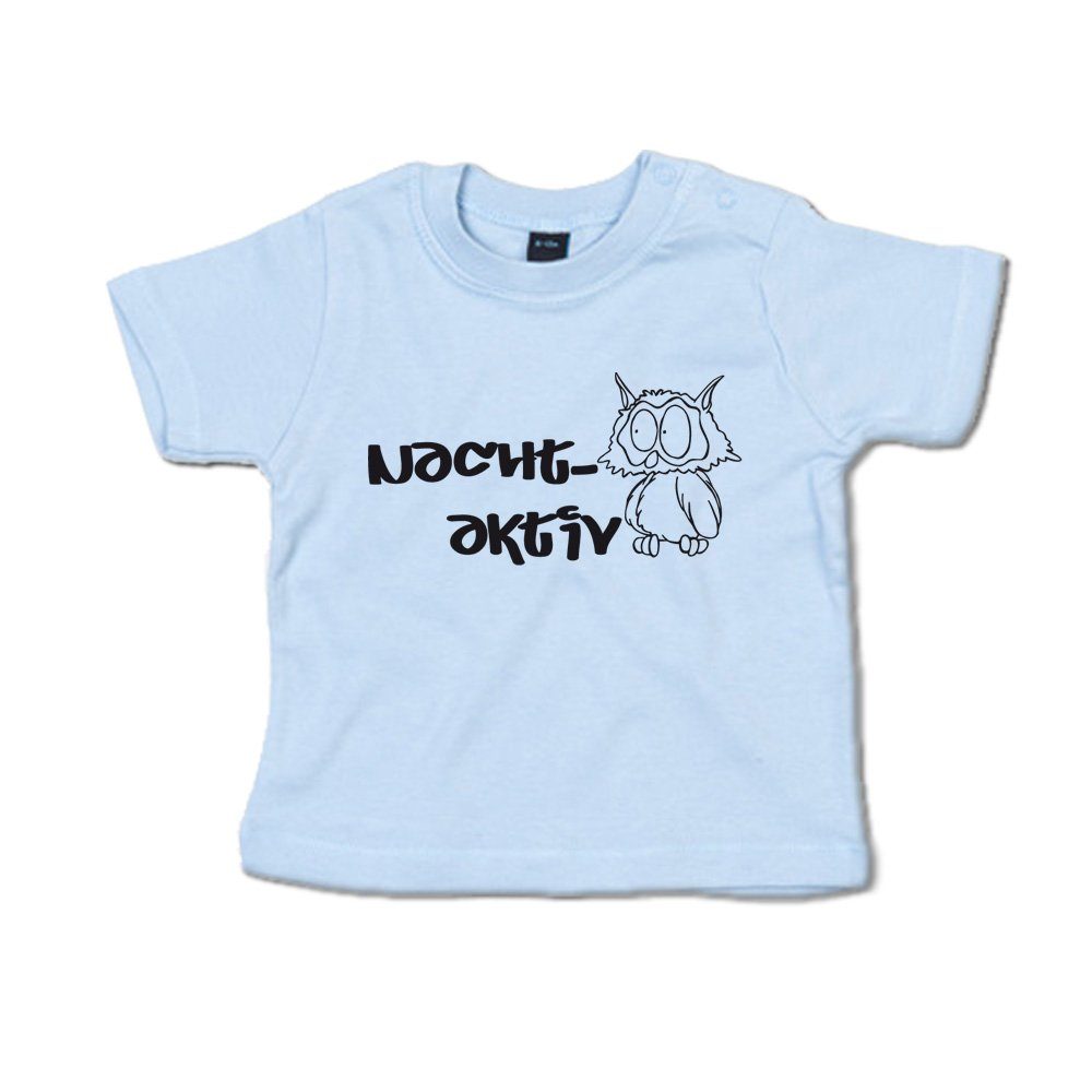G-graphics T-Shirt Nachtaktiv mit Spruch / Sprüche / Print / Aufdruck, Baby T-Shirt