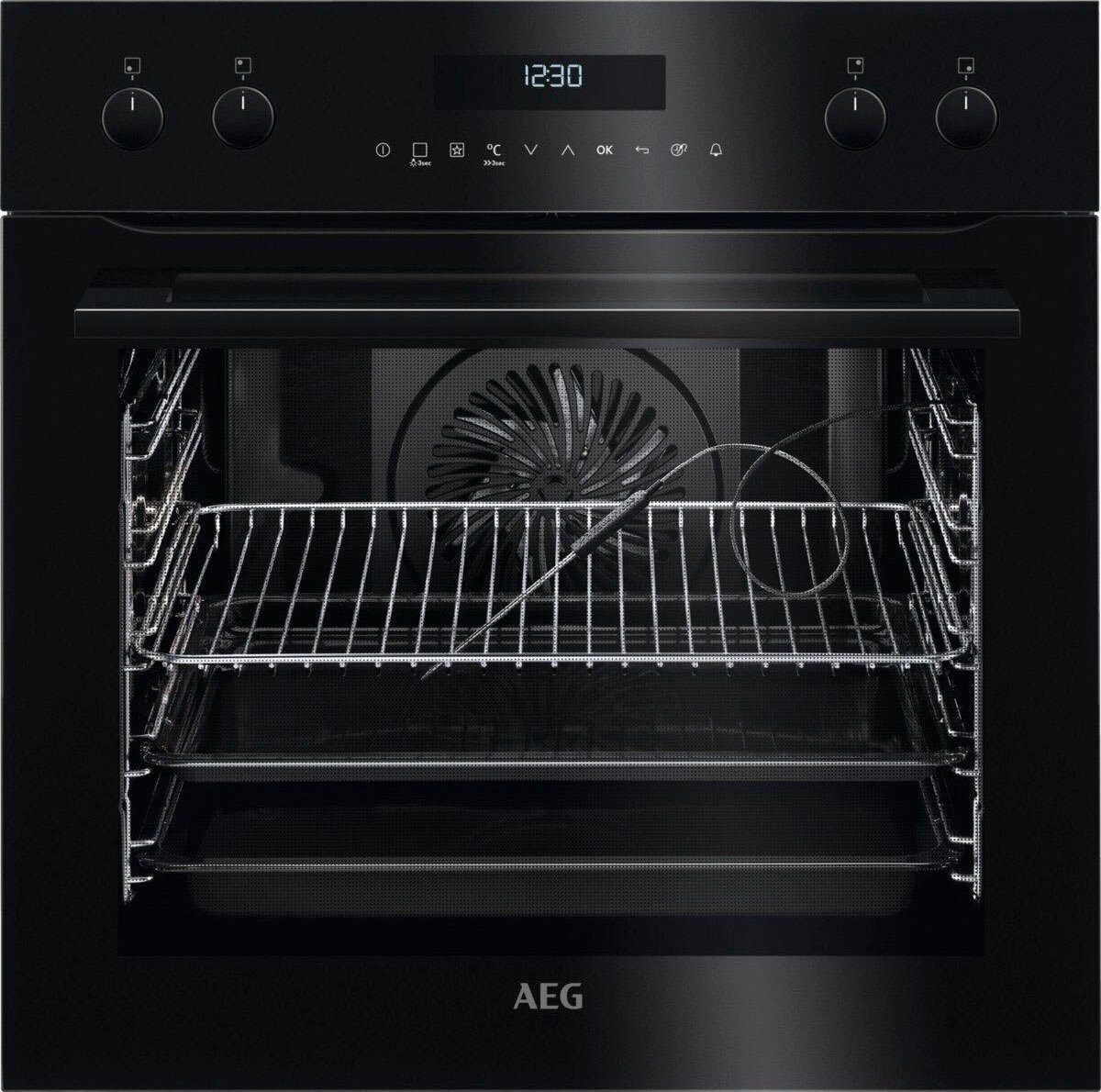 AEG HF26B6016R, Induktions SenseCook mit - Herd-Set Backauszug, Kerntemperatursensor Pyrolyse-Selbstreinigung,