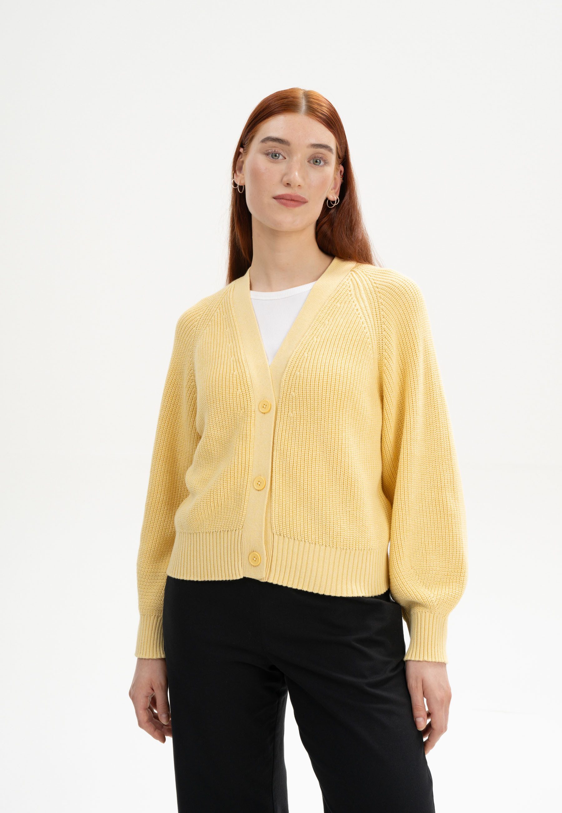MELA Cardigan Rippstrick Cardigan BHUMA Gerippte günstig online kaufen