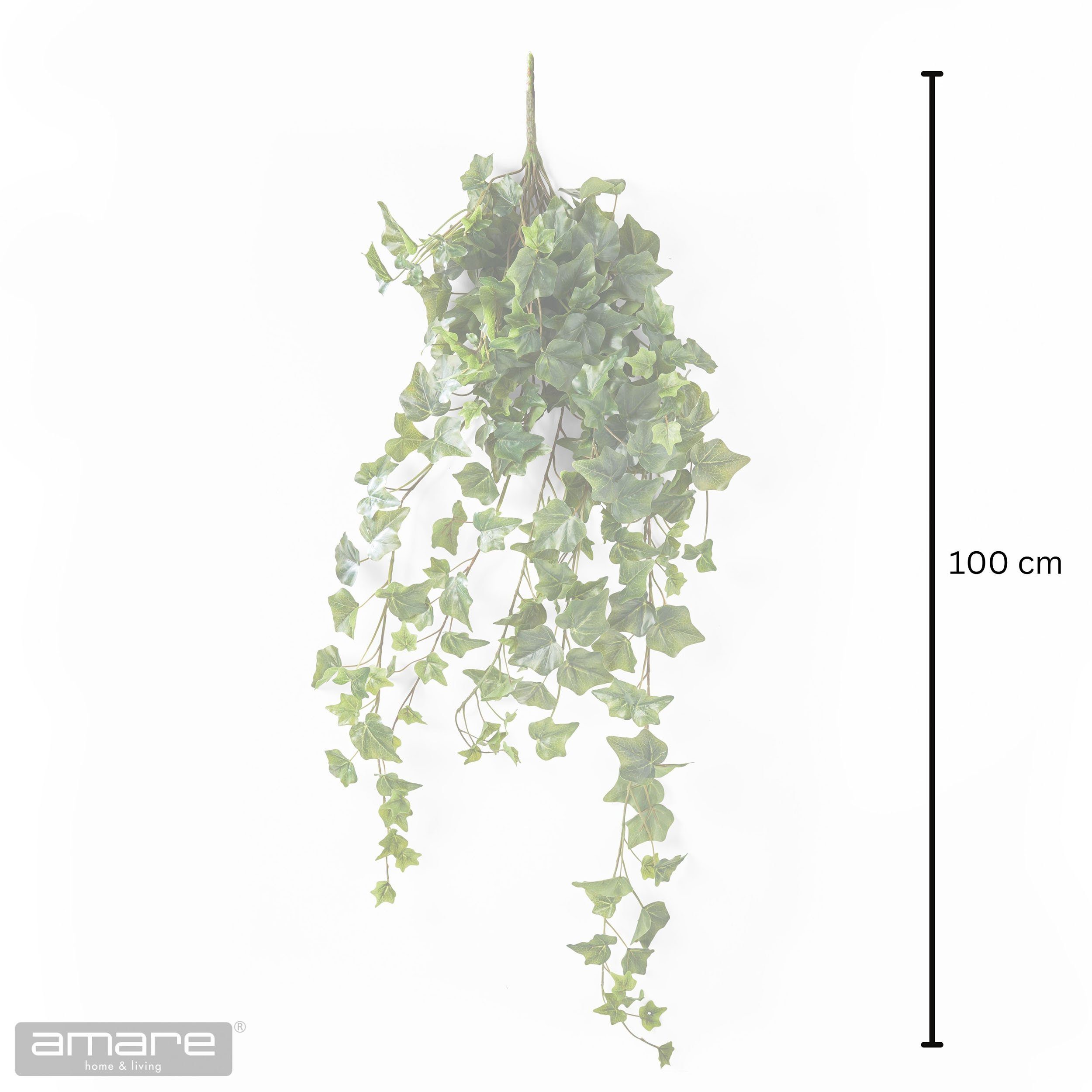 Dekopflanze Engl. home, Set 2er Amare cm Höhe Efeu-Girlande, Künstliche 100 Zimmerpflanze