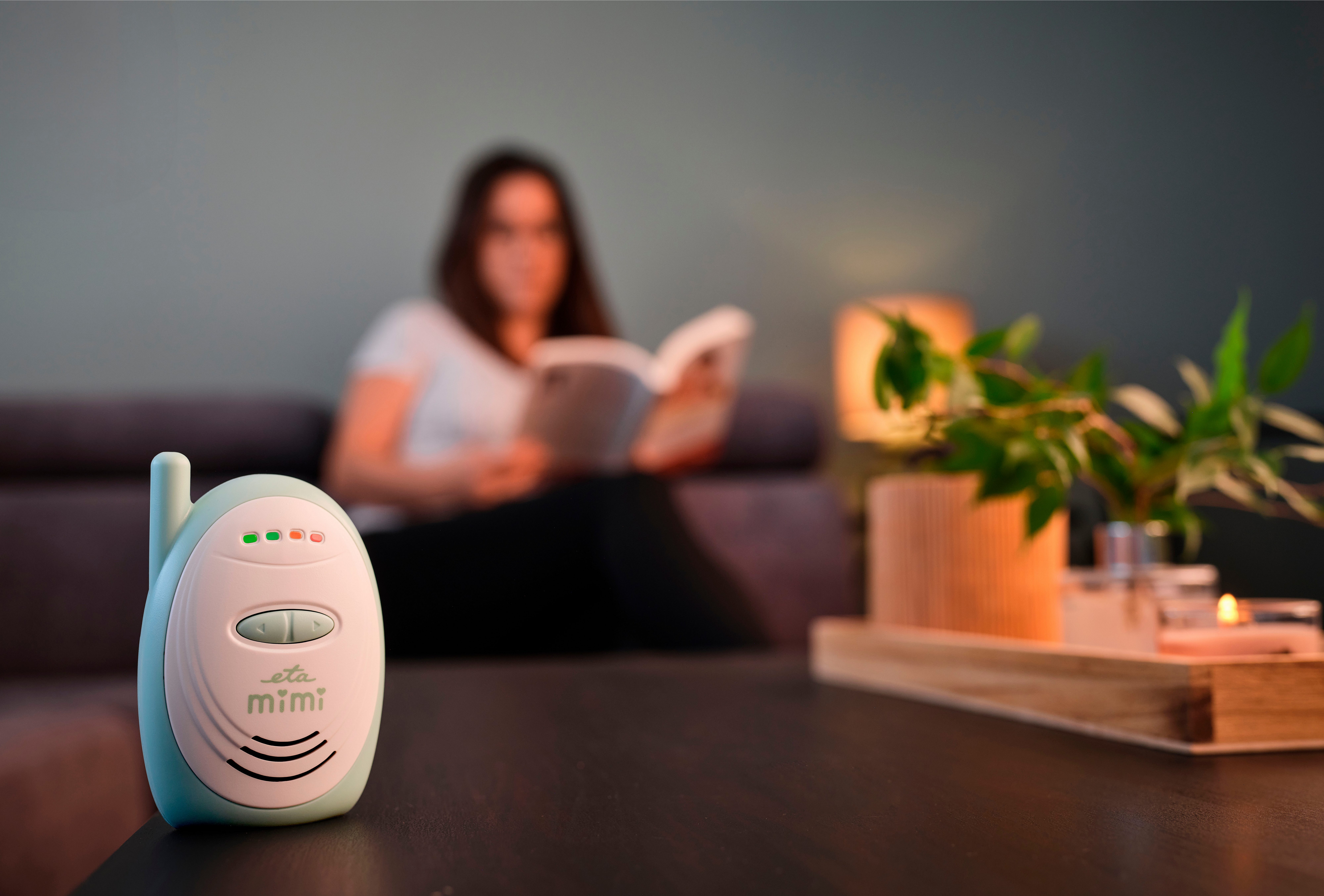 eta Babyphone Babyphone ETA Mimi, Reichweite von bis zu 300m, LED-Anzeige