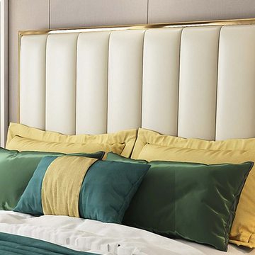 JVmoebel Schlafzimmer-Set, Schlafzimmer Möbel Bett 2x Nachttisch Set Betten Hotel Möbel 3tlg.