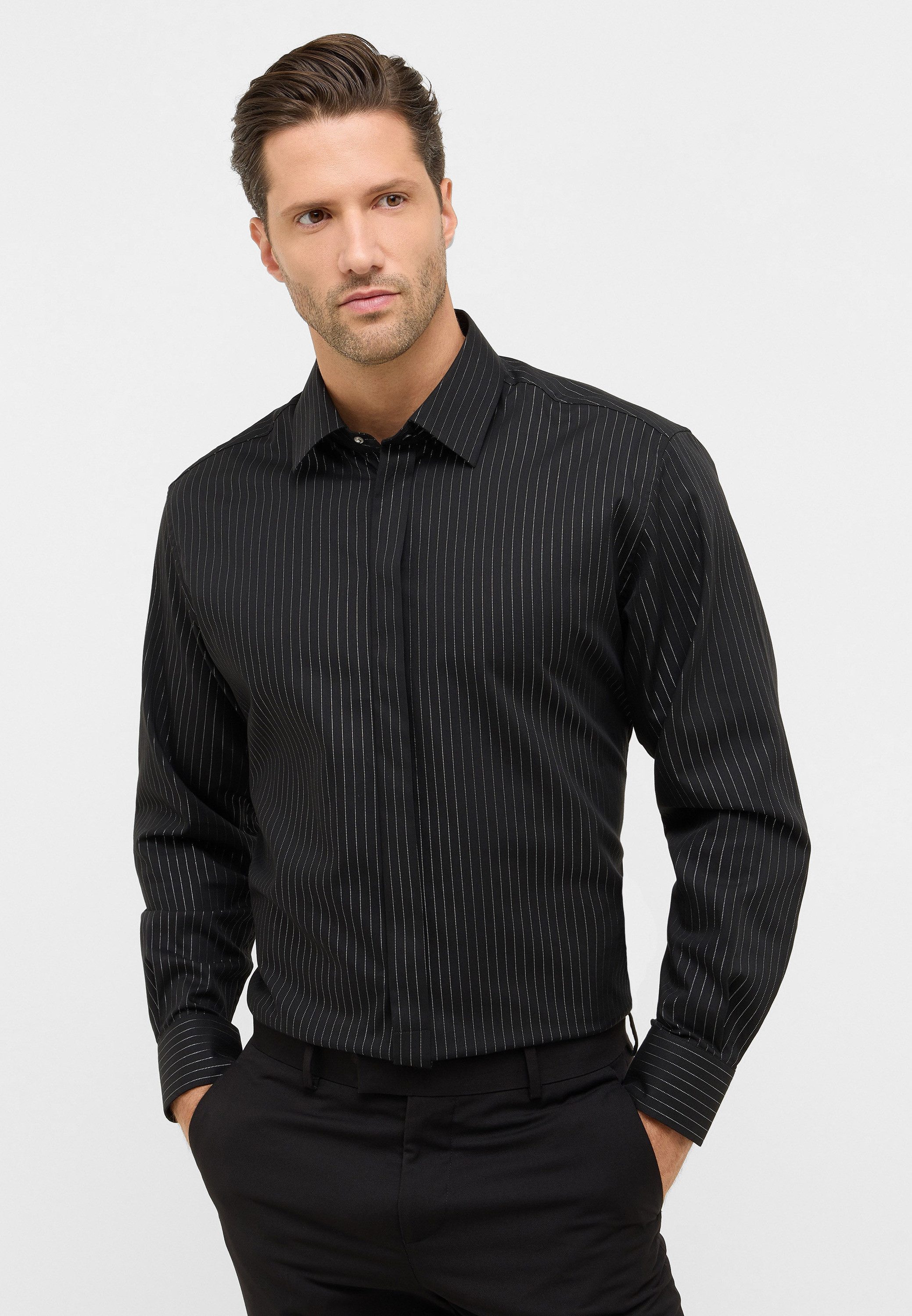 Eterna Langarmhemd MODERN FIT EASY IRON günstig online kaufen