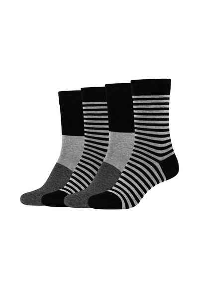 Camano Socken »ca-soft stripes« (4-Paar) im praktischen 4er-Pack