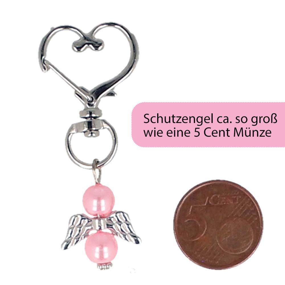 Mel-O-Design Schlüsselanhänger Schutzengel Anhänger Schlüssel Engel mit Her günstig online kaufen