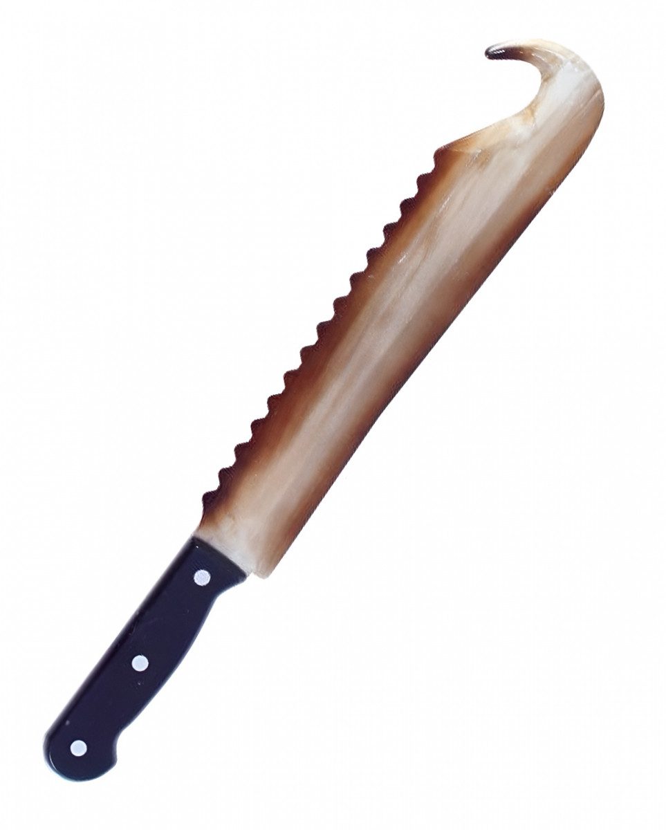 Horror-Shop Blaster Rostiges Knochenmesser als Kostümzubehör