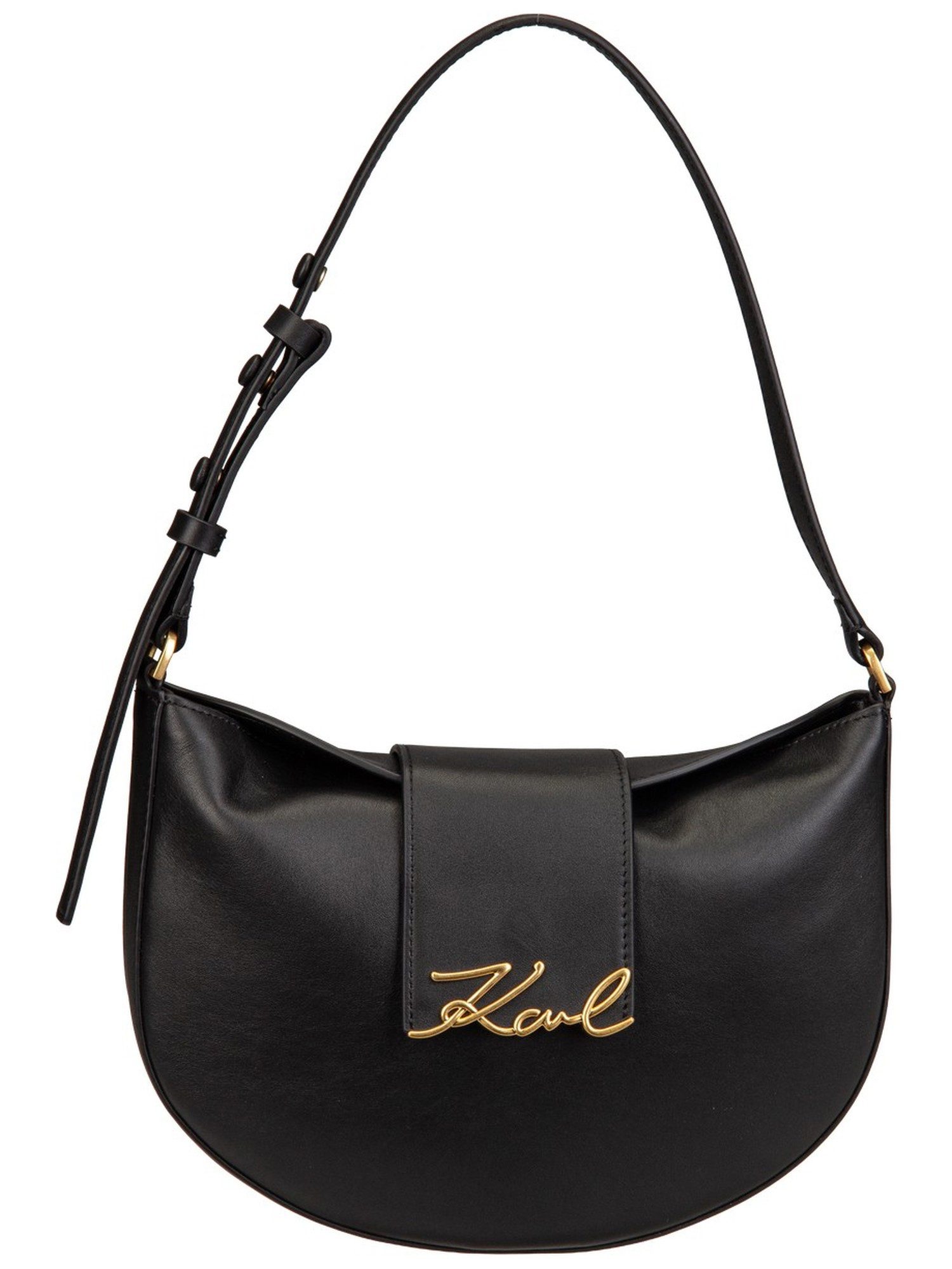 KARL LAGERFELD Handtasche K/Signature FL Halfmoon SHB, Schultertaschen