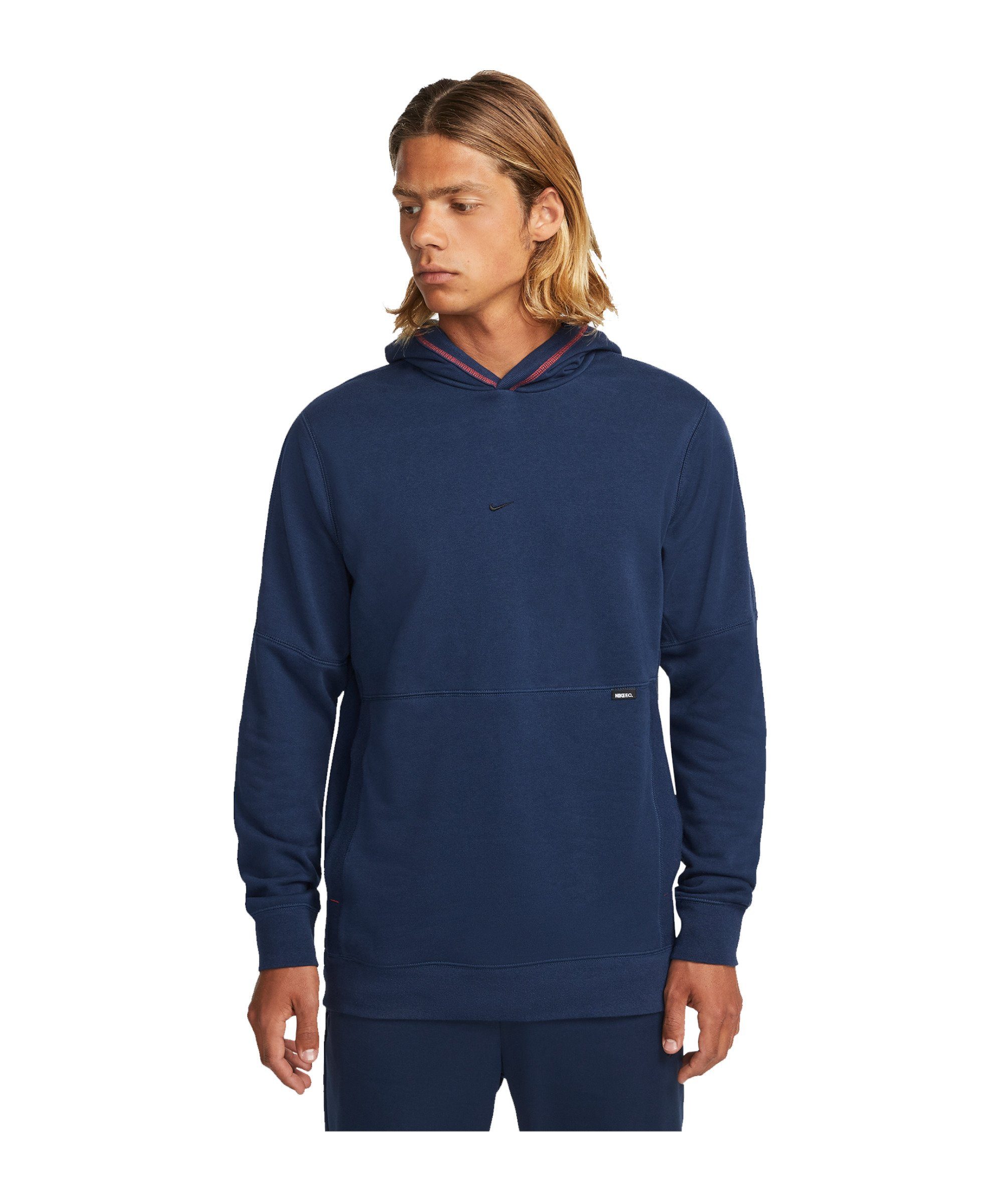 Nike Sportswear Sweatshirt F.C. Fleece Hoody blaurotschwarz