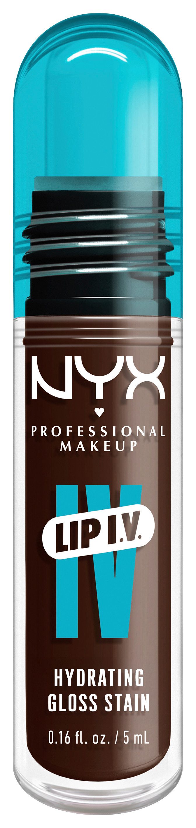 NYX PROFESSIONAL MAKEUP Lipgloss LIP IV GLOSS SERUM, gibt den Lippen einen unwiderstehlichen Wet-Look