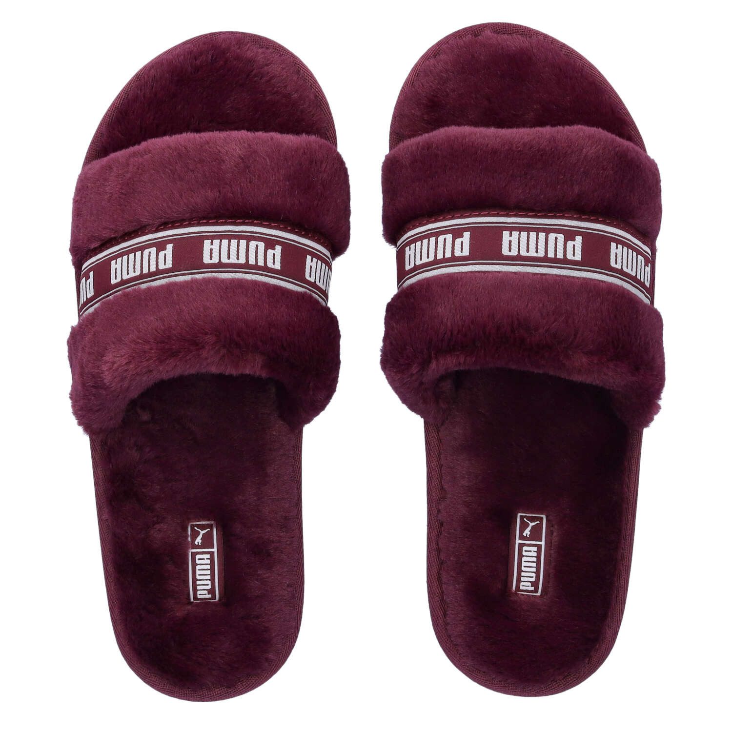 PUMA Puma Fluff Dark Jasper-Warm White Slipper