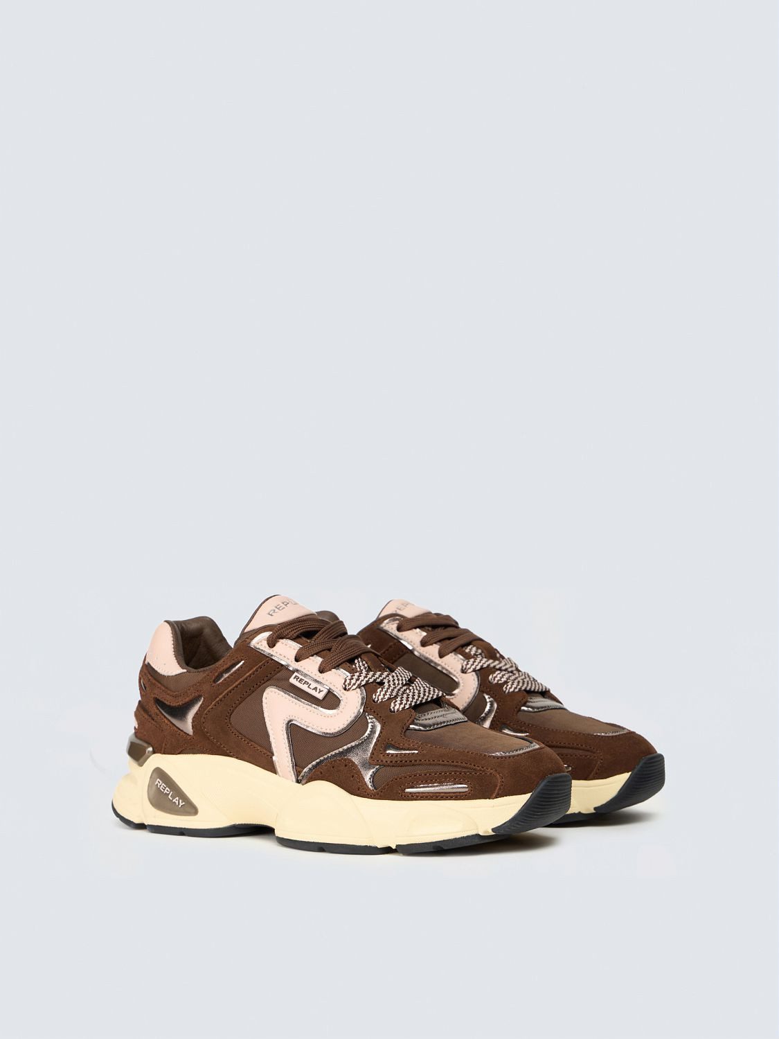 Replay DESTINY W SPRINT Sneaker Ugly-Sneaker, Schnürschuh, Freizeitsneaker mit Logoschriftzug