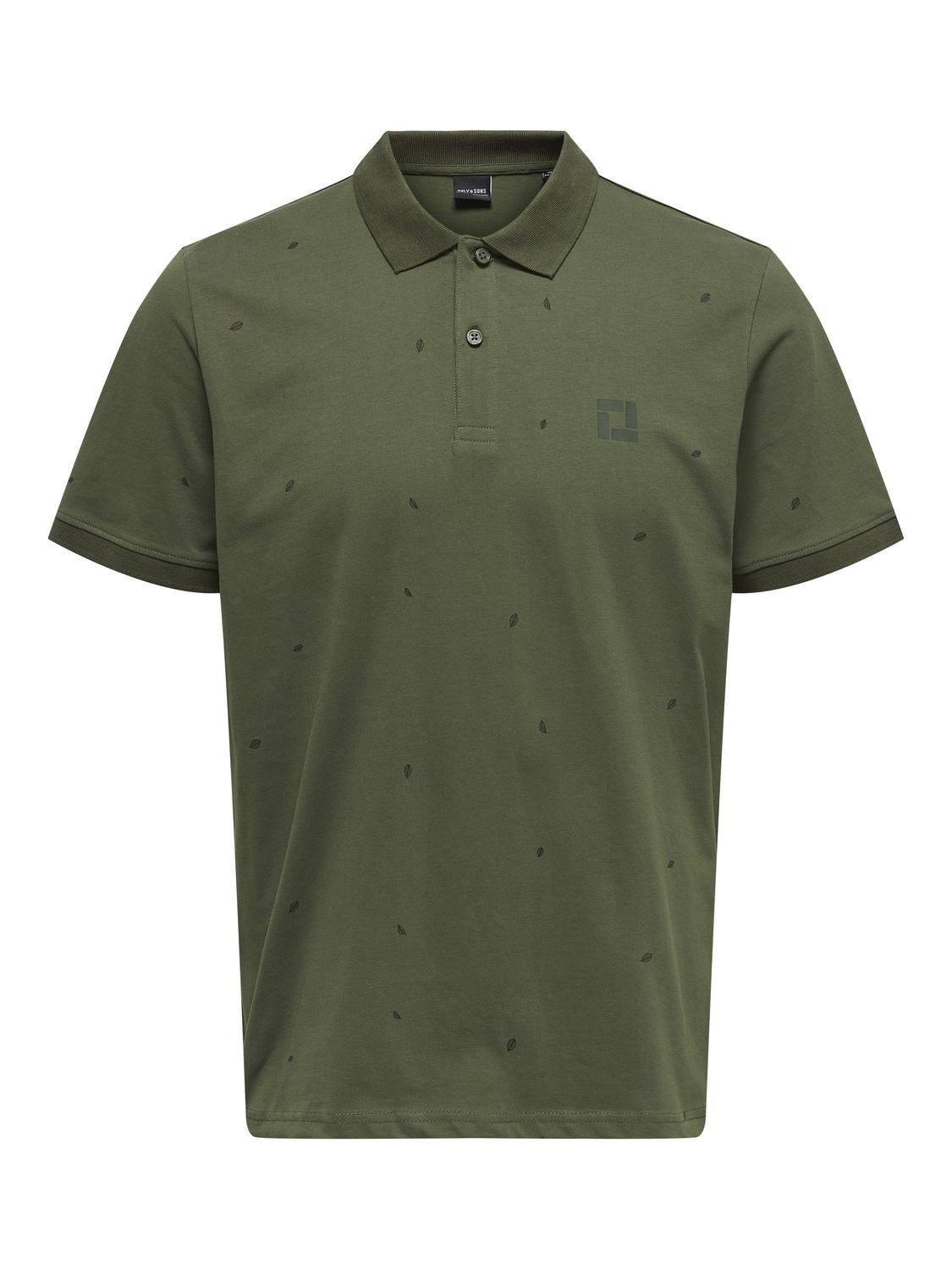 Poloshirt Poloshirt aus Baumwolle Klassisches Kurzarm Polohemd