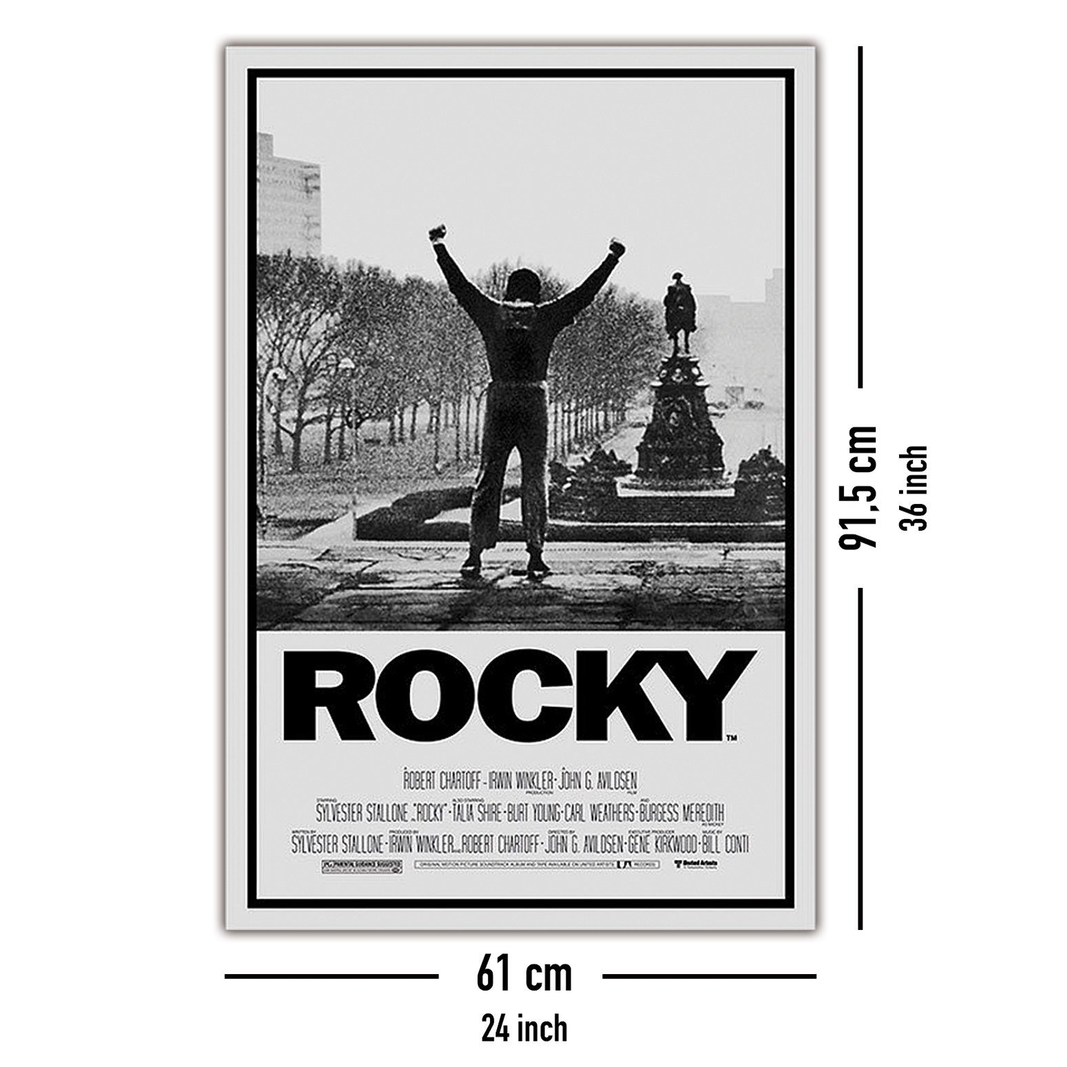 PYRAMID Poster Rocky Poster Hauptplakat 61 x 91,5 cm – Bild 5 von 5