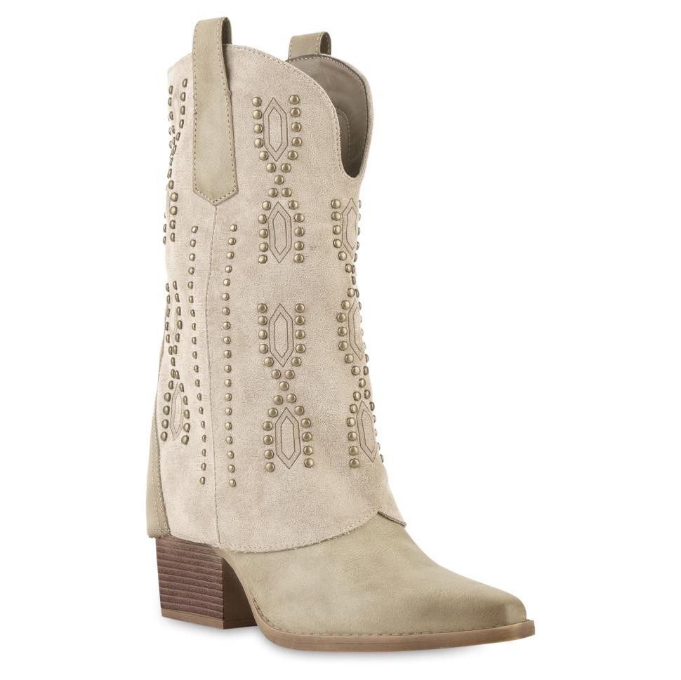 VAN HILL 841521 Cowboystiefel Schuhe günstig online kaufen