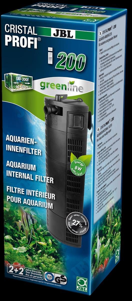 Aquariumfilter JBL CRISTALPROFI i200 greenline Energieeffizienter Innenfilter für