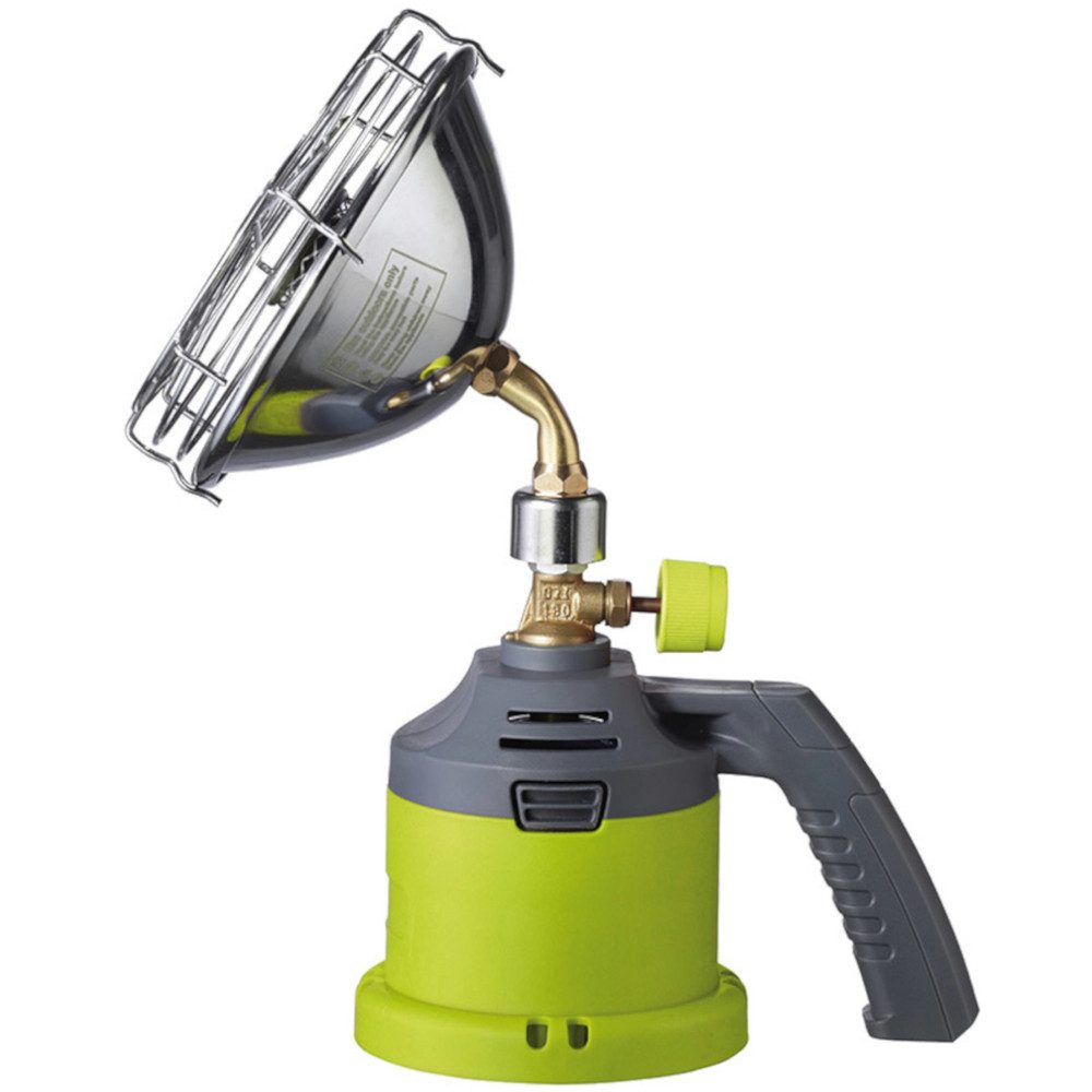 PrimeVal Heizstrahler Campingheizer Outdoorheizer, 1000.0 W, Gasbetrieben, 1 kW, Tragegriff, kompakt