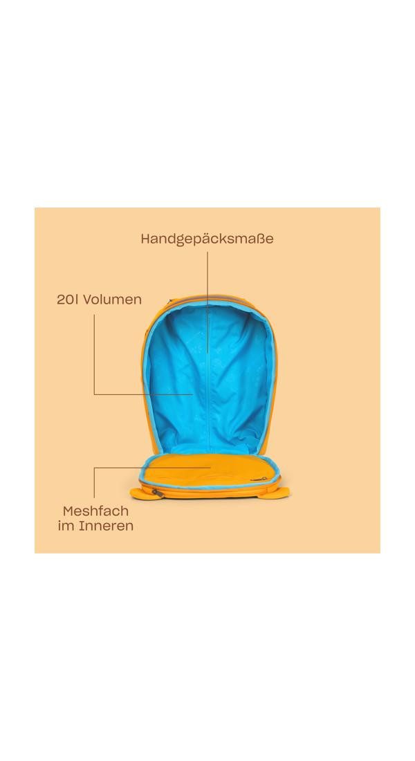 Affenzahn Kinderkoffer Kinderkoffer, 2 Rollen, Handgepäck