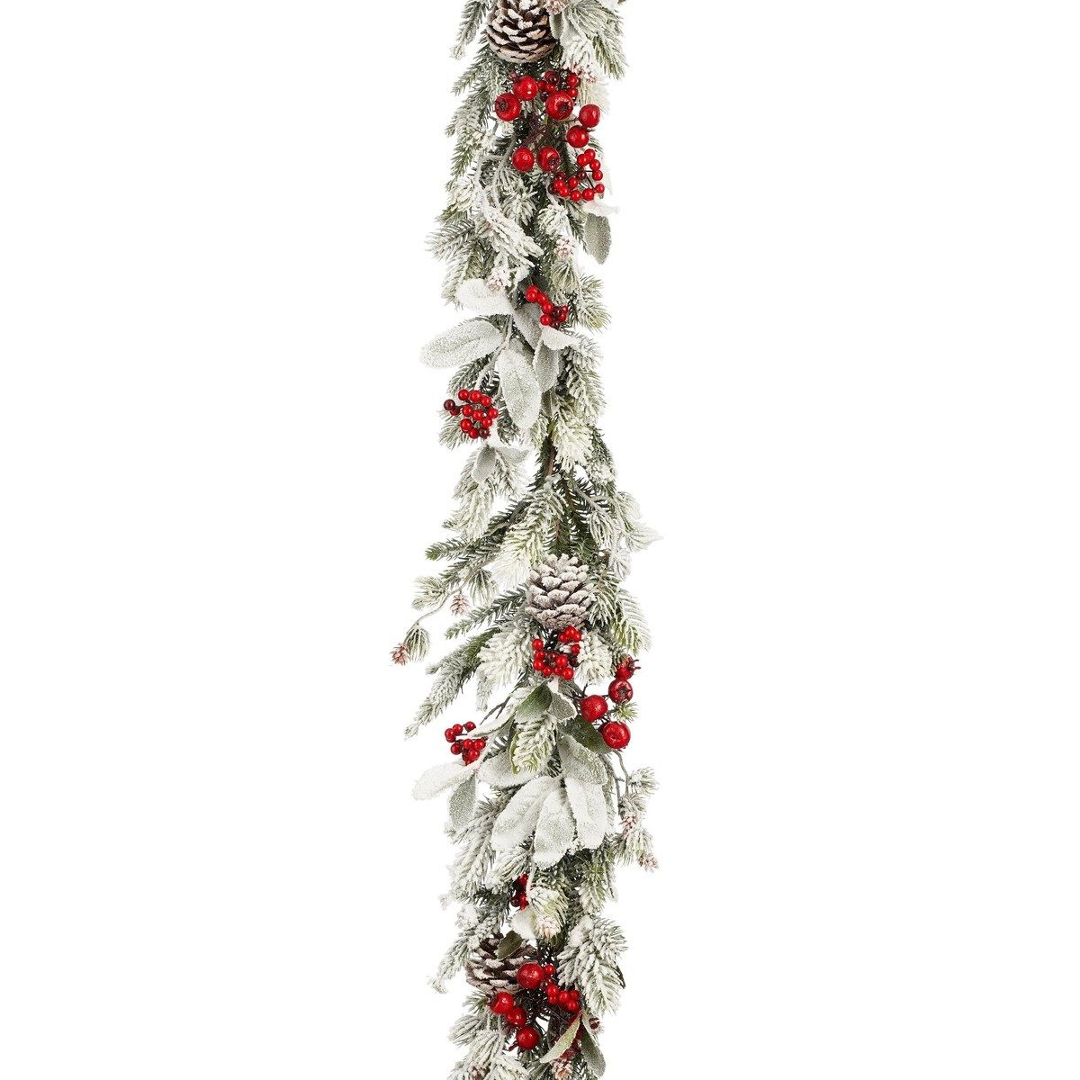 Mica Decorations Dekohänger Mica Decorations Belfort Girlande gruen frosted - l178xb15xh9cm