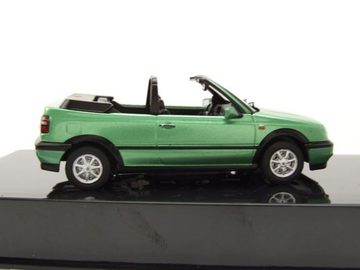 ixo Models Modellauto VW Golf 3 Cabrio 1993 grün metallic Modellauto 1:43 ixo models, Maßstab 1:43