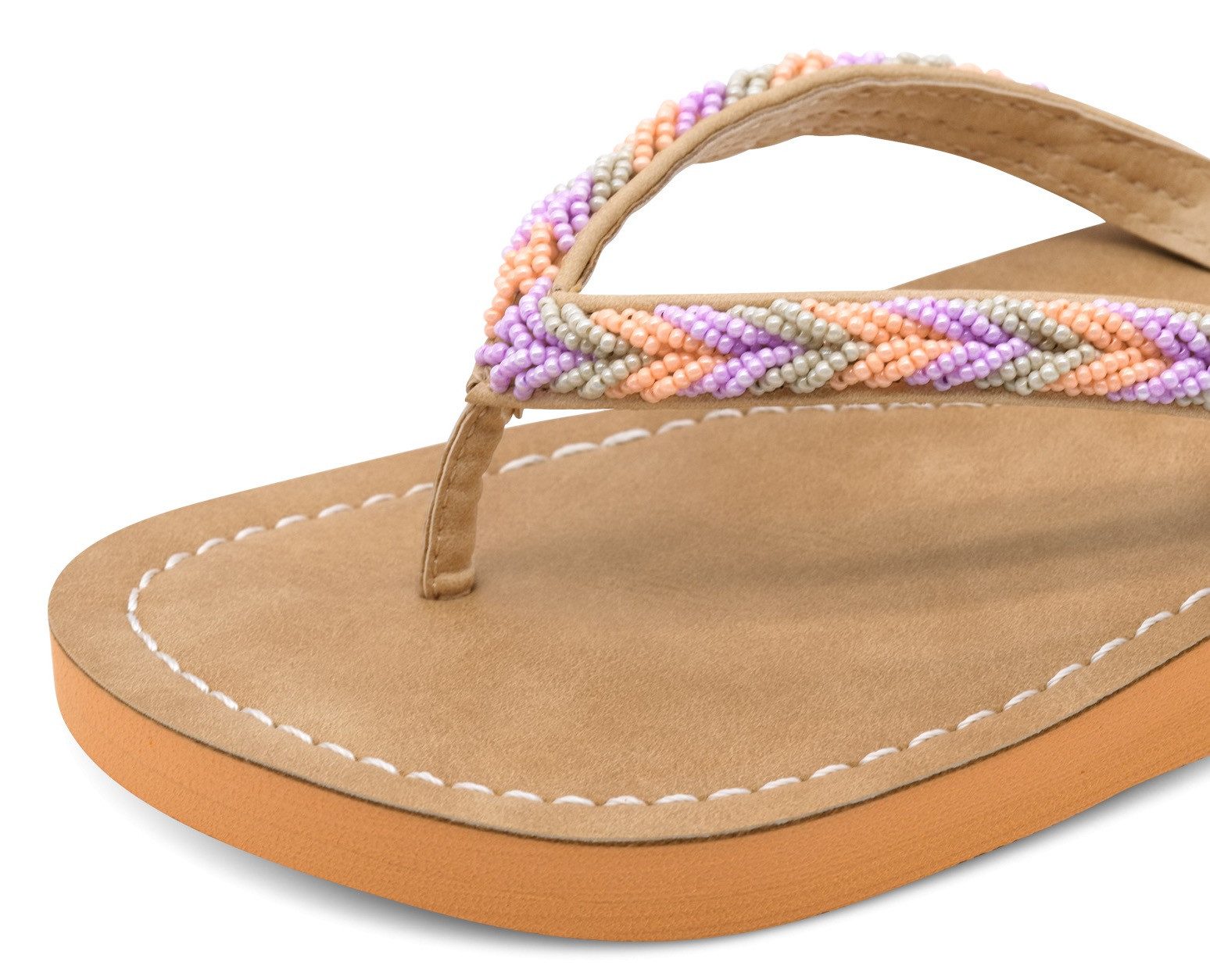 Tamaris Zehentrenner, Sommerschuh, Schlappen, Strandschuh in Flechtoptik günstig online kaufen