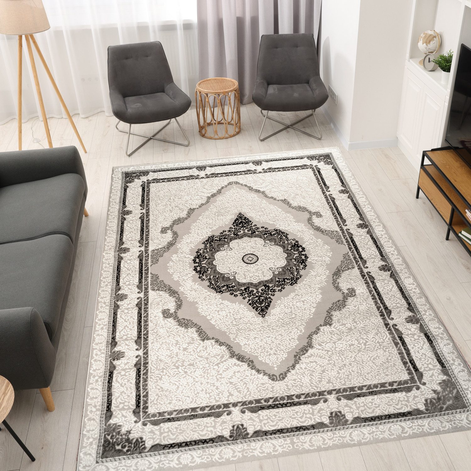 Carpetilla Orientteppich Teppich Wohnzimmer Klassisch Modern günstig online kaufen