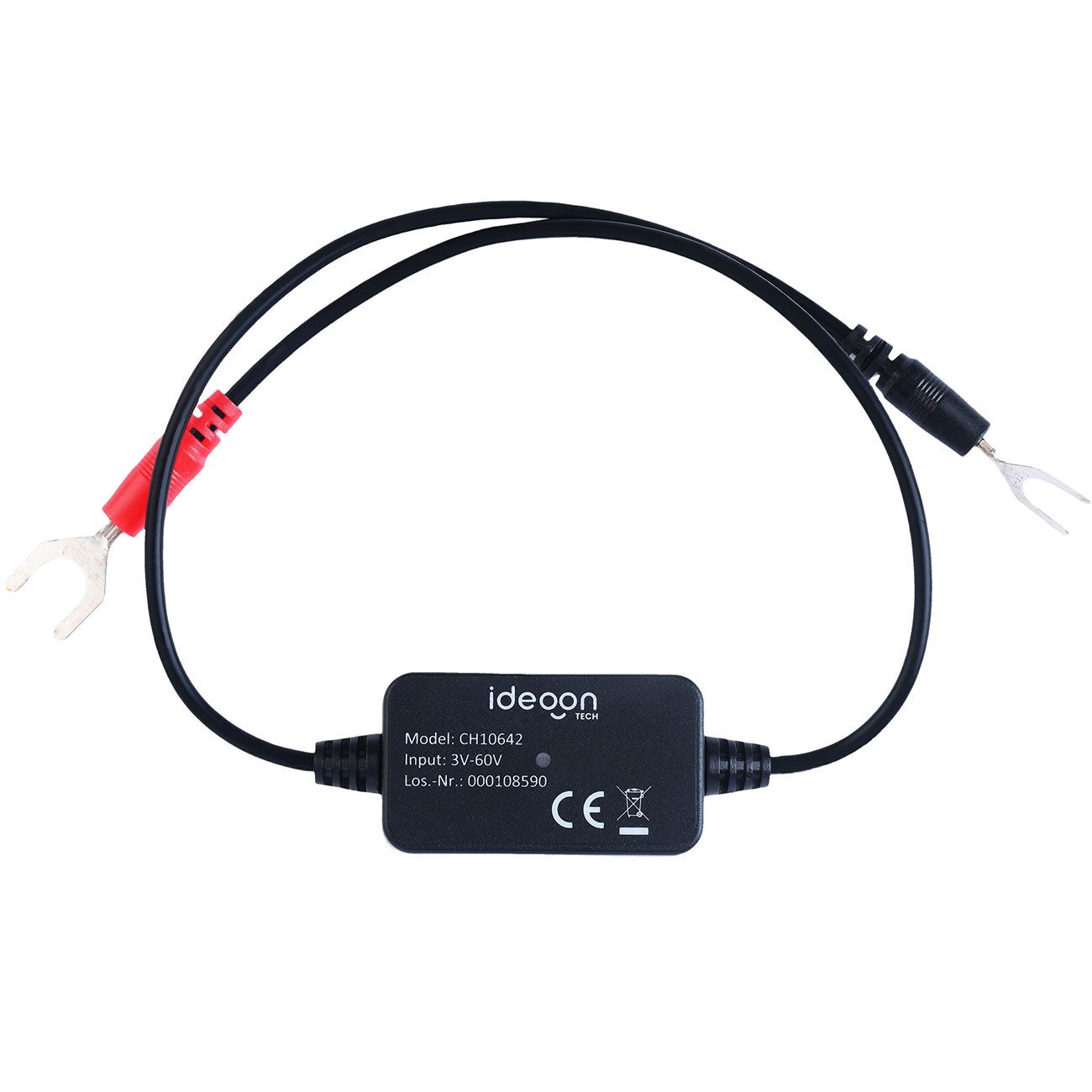 shop'n smile ideoon Batterietester App-KFZ-Batteriewächter 6V-12V Monitor & Tiefentladeschutz IPX7, 3mA/App-Überwachung/wasserdicht nach IPX7/