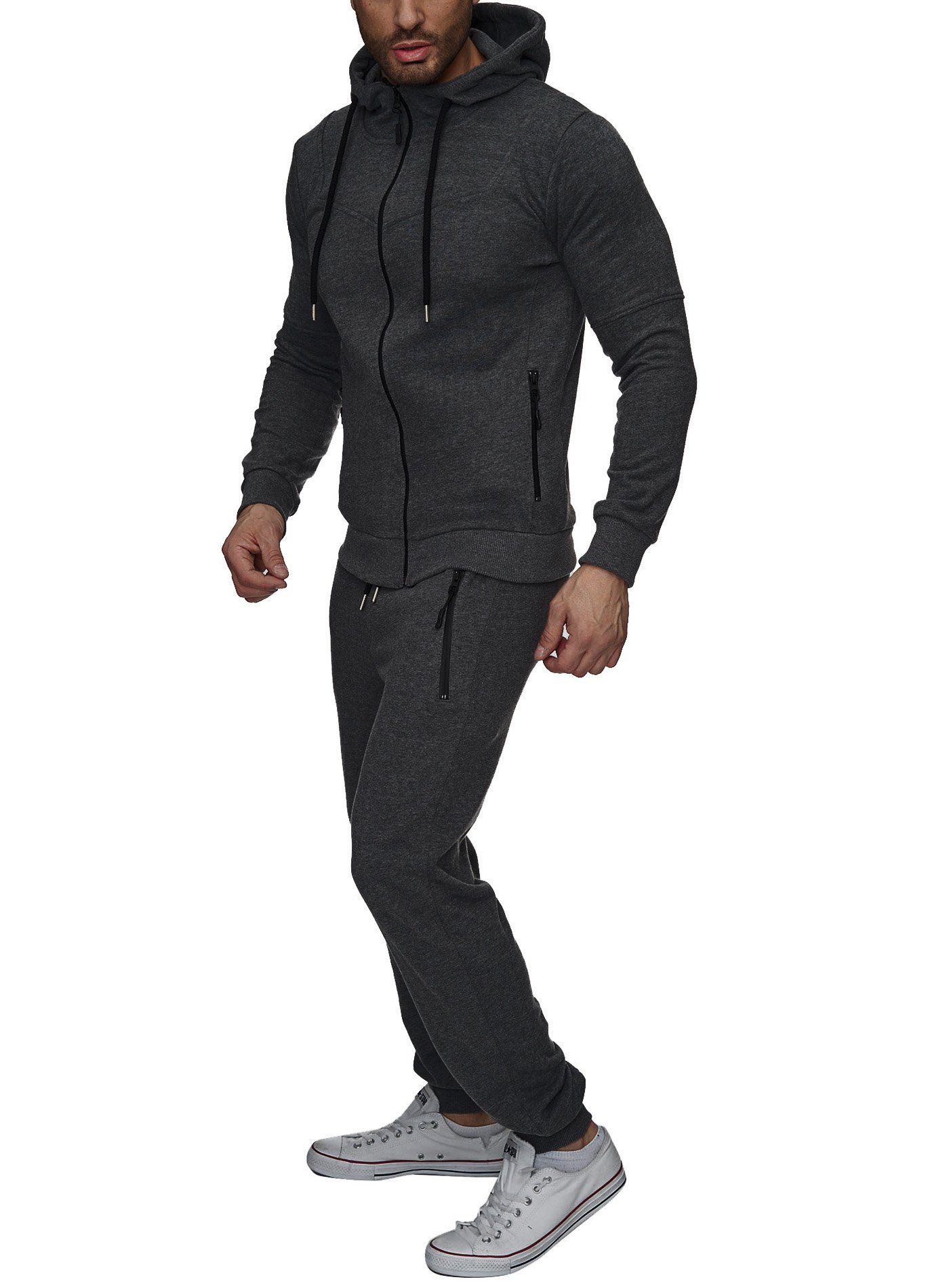 Reslad Jogginganzug Reslad Jogginganzug Herren Sweat Sportanzug Jogginghose + Oberteil, Sweatjacke + Jogginghose Trainingsanzug SET