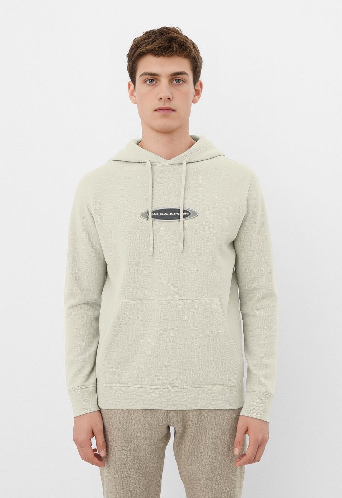 Jack & Jones Hoodie JCOPACER LOGO PRINT SWEAT HOOD günstig online kaufen