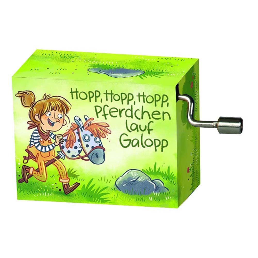 Fridolin Spieluhr Spieluhr - Hopp hopp hopp, Pferdchen lauf Galopp