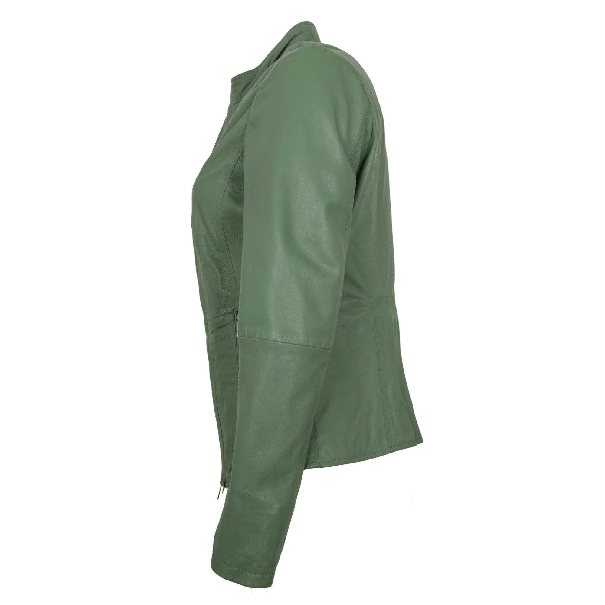 Jilani Lederjacke Kasumi Jilani Collection - Damen Lederjacke Lammnappa sea günstig online kaufen