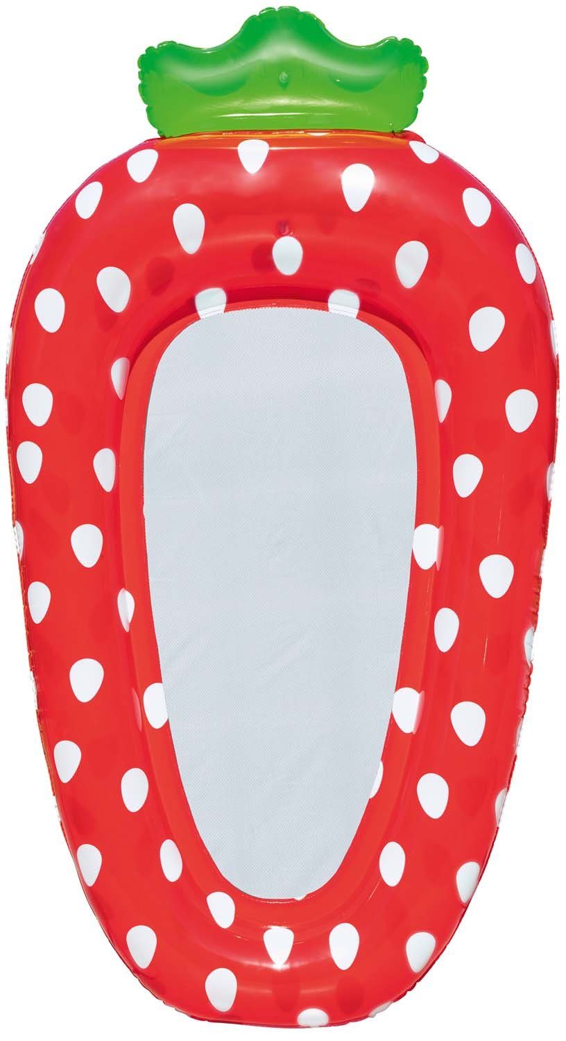 Luftmatratze Bestway 43644 - Sweet Summer Poolliege - Erdbeere (Rot)