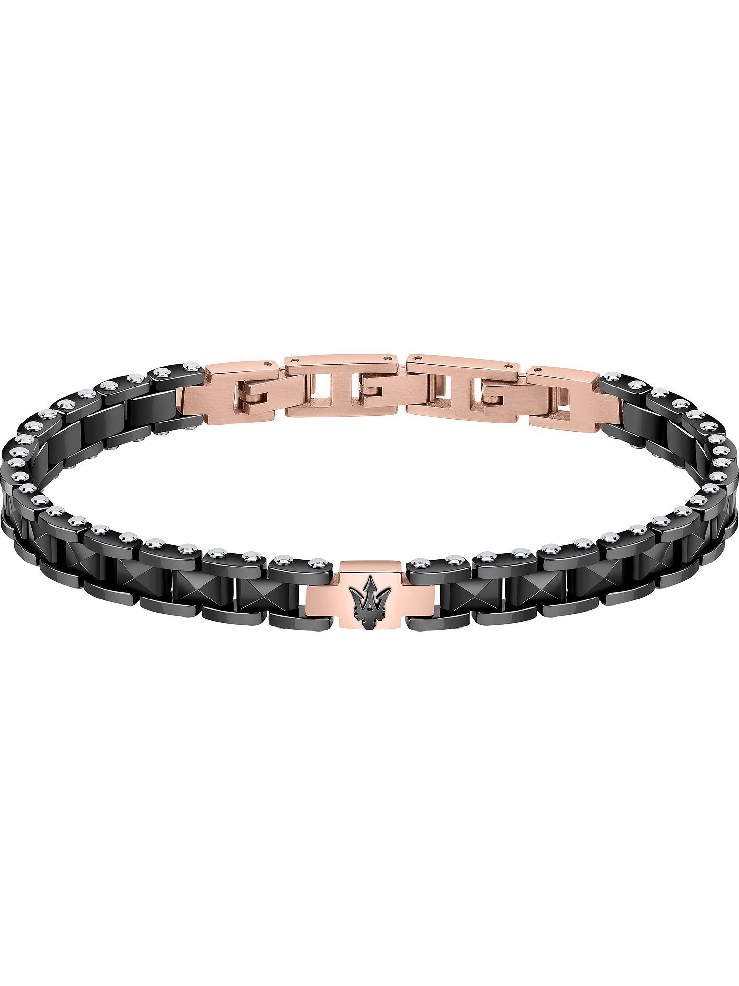 MASERATI Edelstahlarmband Maserati Herren-Armband Edelstahl, Keramik günstig online kaufen